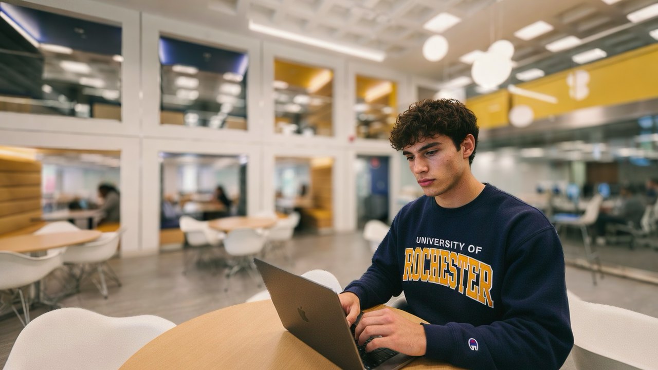 Adult student taking the NYS 5-hour online pre-licensing course on a laptop